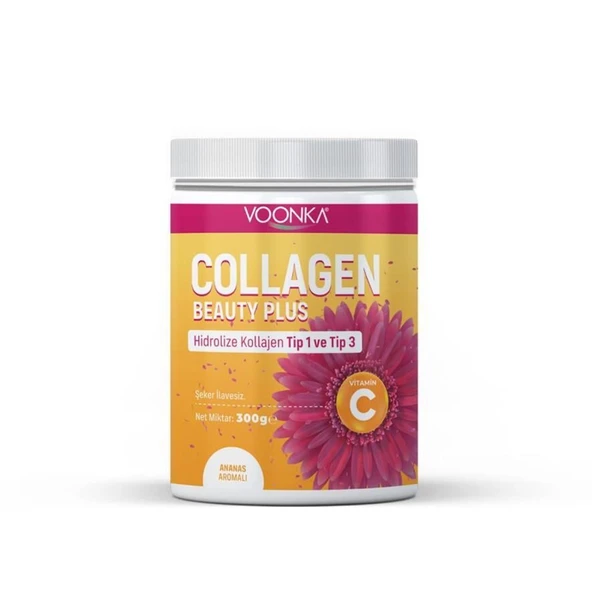 Voonka Collagen Beauty Plus Ananas Aromalı Takviye Edici Gıda 300 gr ürün görseli
