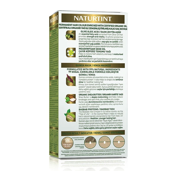 Naturtint Doğal Saç Boyası - 9N Bal Sarısı - Resim 4