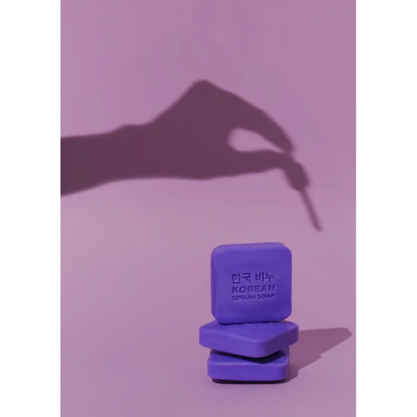 Greenlabel Korean Serum Soap Collagen Night Face Bar 3x60 gr - Resim 5