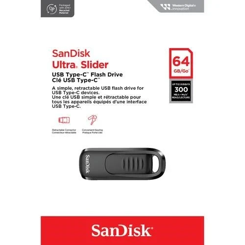 SANDISK 64GB ULTRA SLIDER SDCZ480-064G-G46 TYPEC USB BELLEK - 4
