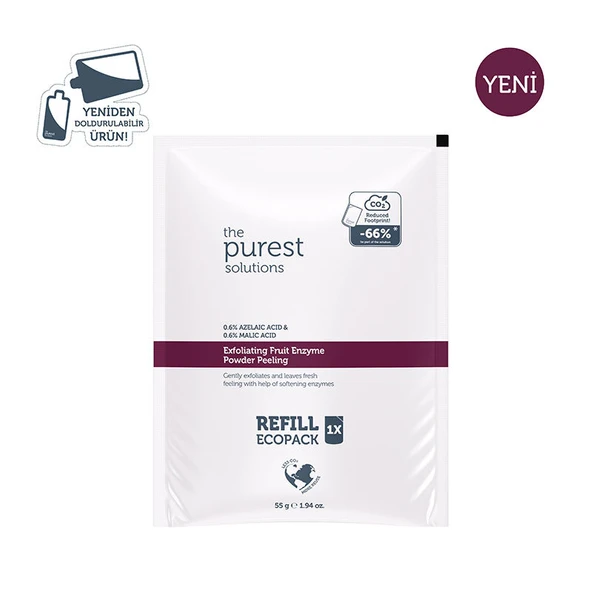 The Purest Solutions Exfoliating Fruit Enzyme Powder Peeling 55 gr - Refill - Resim 2