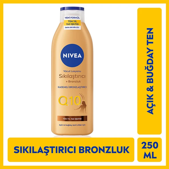 Nivea Q10 Sıkılaştırıcı ve Bronzlaştırıcı Vücut Losyonu 250 ml - Resim 2