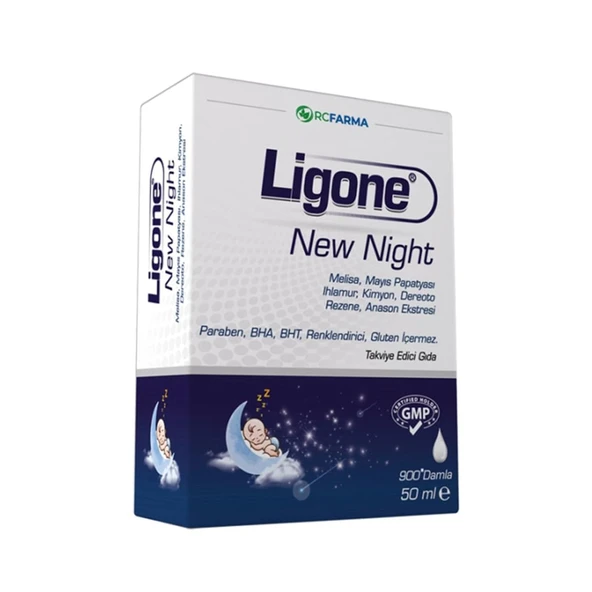 Ligone New Night Damla Takviye Edici Gıda 50 ml ürün görseli