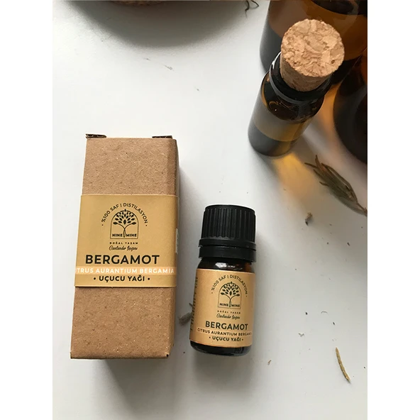 Nine Mine Saf ve Doğal Bergamot Uçucu Yağı 5 ml - Resim 3
