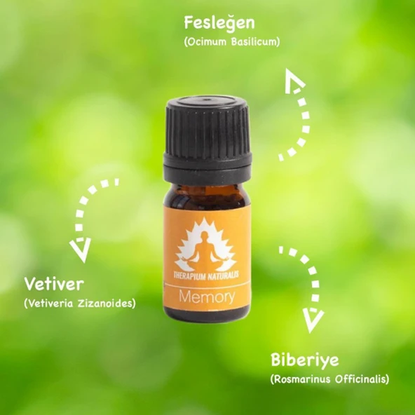 Therapium Naturalis Memory Karışım Uçucu Yağı 5 ml - Resim 2