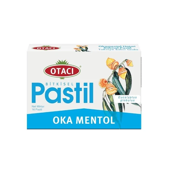 Otacı Oka Mentol Pastil İçeren Takviye Edici Gıda 16 Adet ürün görseli