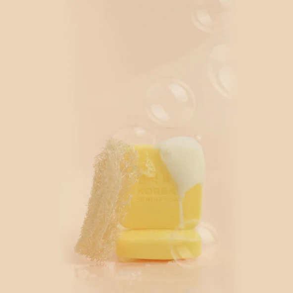 Greenlabel Korean Serum Soap Vitamin Day Face Bar 3x60 gr - Resim 5