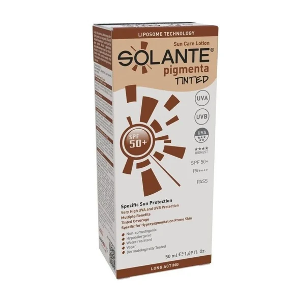 Solante Pigmenta Tinted Lotion SPF 50+ 50 ml - Resim 2