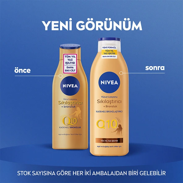 Nivea Q10 Sıkılaştırıcı ve Bronzlaştırıcı Vücut Losyonu 250 ml - Resim 6