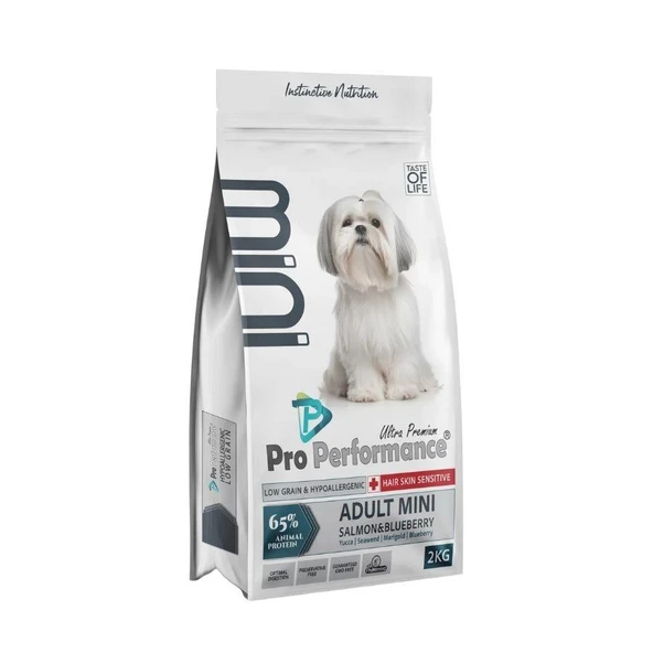 Pro Performance Mini Irk Somonlu ve Yaban Mersinli Yetişkin Köpek Maması 2 Kg ürün görseli 1