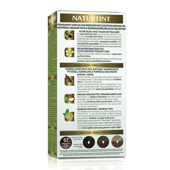 Naturtint Doğal Saç Boyası - 6.7 Açık Çikolata - Resim 4