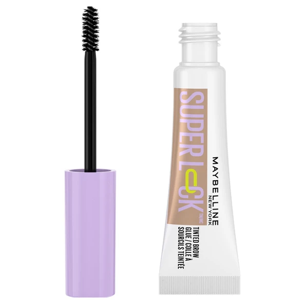 Maybelline Super Lock Brow Glue Kaş Sabitleyici Maskara - Taupe 7 ml