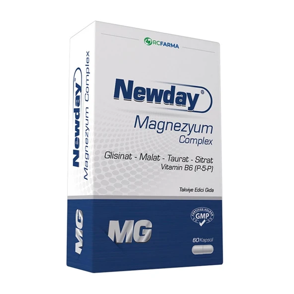 Newday Magnezyum Complex Takviye Edici Gıda 60 Kapsül ürün görseli