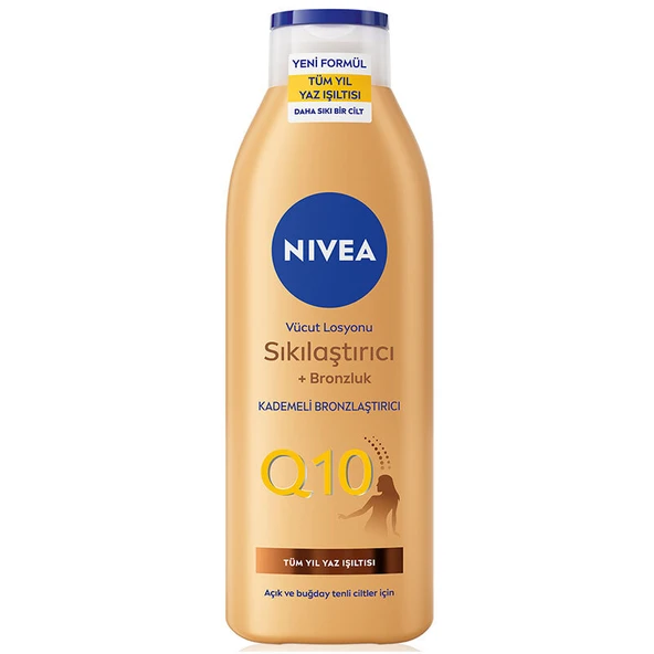 Nivea Q10 Sıkılaştırıcı ve Bronzlaştırıcı Vücut Losyonu 250 ml ürün görseli