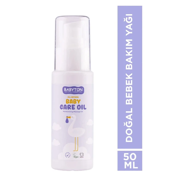 Babyton Doğal Bebek Bakım Yağı 50 ml - Resim 2