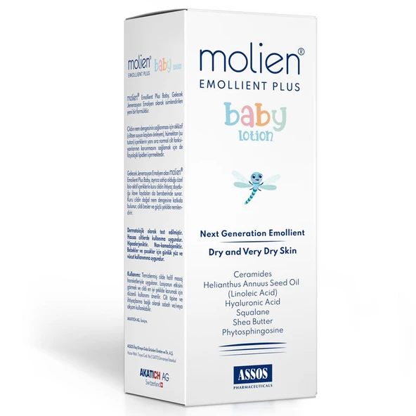 Molien Emollient Plus Bebek Losyonu 300 ml ürün görseli