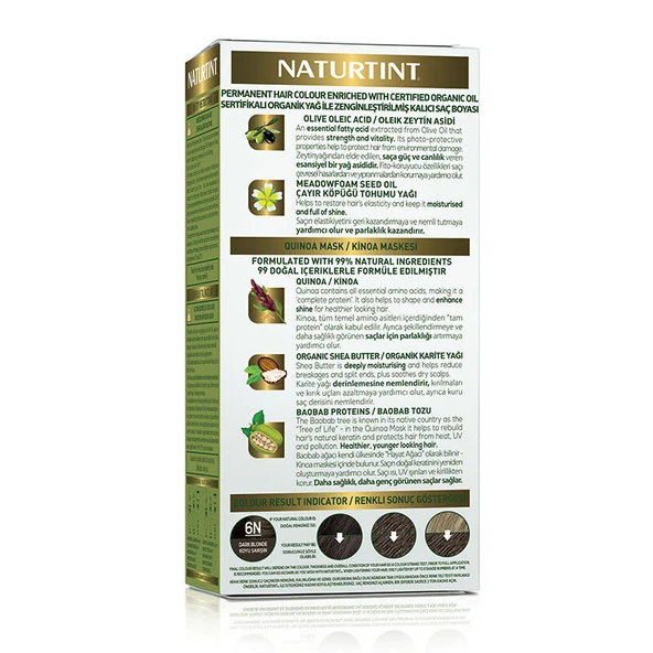 Naturtint Doğal Saç Boyası - 6N Koyu Sarı - Resim 4