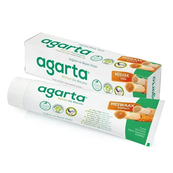 Agarta Misvak Özlü Bitkisel Diş Macunu 100 ml ürün görseli