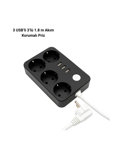 4’lü Priz U314 ürün görseli 1