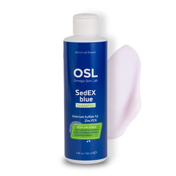 OSL Omega Skin Lab Sedex Blue Şampuan 200 ml - Resim 2