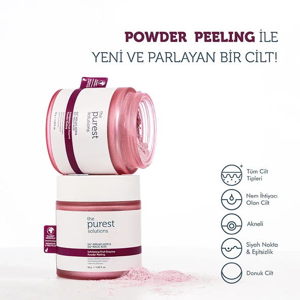 The Purest Solutions Exfoliating Fruit Enzyme Powder Peeling 55 gr - Refill - Resim 3
