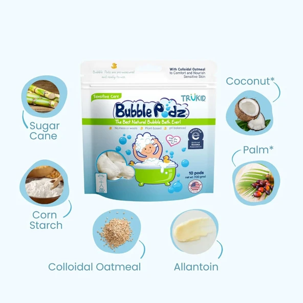Trukid Bubble Podz Kokusuz Banyo Köpüğü 10lu - Resim 2