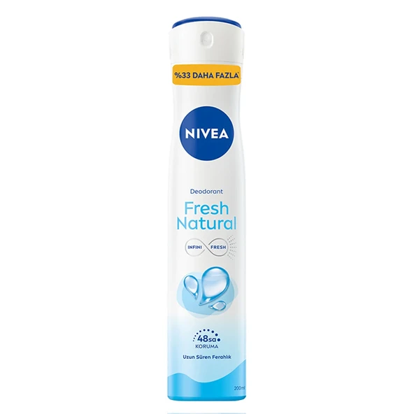 Nivea Fresh Natural Hızlı Koruma Deodorant 150 ml ürün görseli