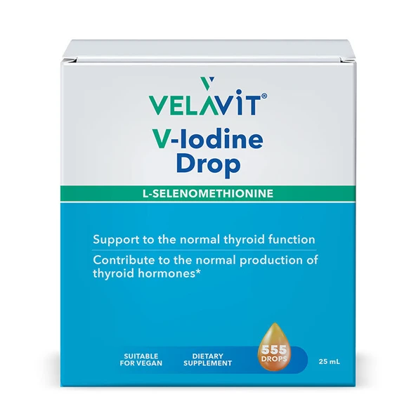 Velavit V-lodine Drop İyot ve Selenyum İçeren Takviye Edici Gıda 25 ml ürün görseli