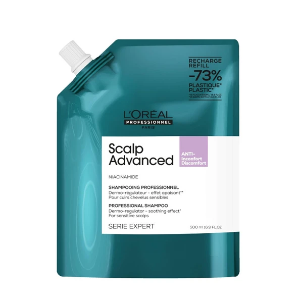 Loreal Professionnel Scalp Advanced Yağlanma Karşıtı Profesyonel Şampuan 500 ml Refill ürün görseli