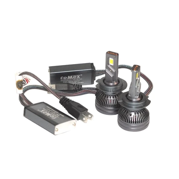 Toyota Corolla 2001-2007 Kısa Far GT Nano Beyaz H7 Mini Led Xenon Şimşek Etkili 22000 Lümen ürün görseli