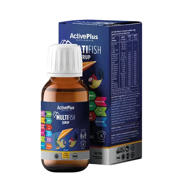 ActivePlus Multifish Takviye Edici Gıda 150 ml ürün görseli