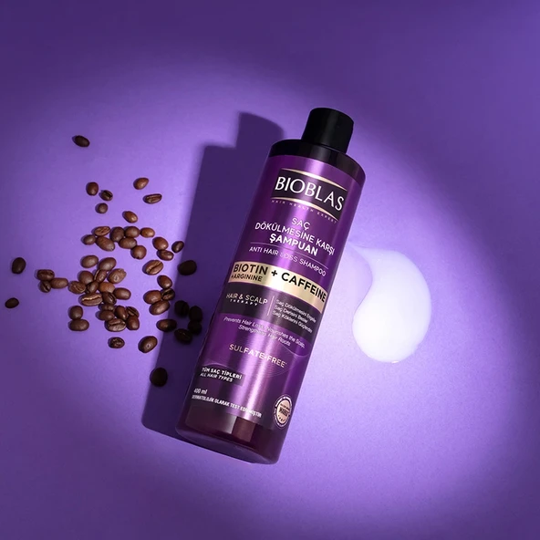 Bioblas Saç Dökülmesine Karşı Biotin ve Kafein İçeren Şampuan 400 ml - Resim 3