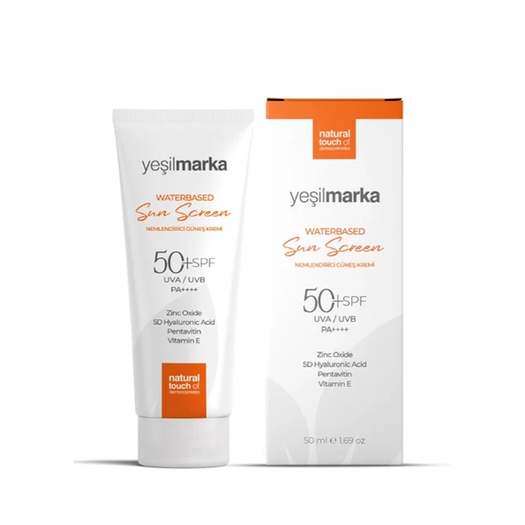 Yeşilmarka Su Bazlı Nemlendirici Güneş Kremi 50+Spf 50 ml ürün görseli