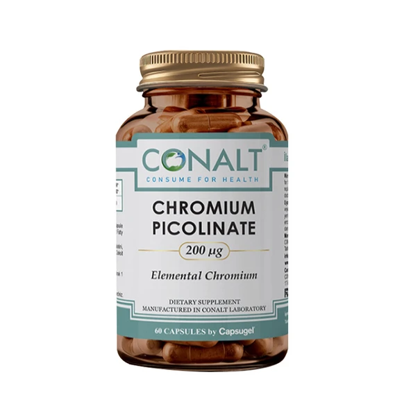 Conalt Chromium Picolinate 200 Mcg Takviye Edici Gıda 60 Kapsül ürün görseli