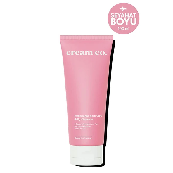 Cream Co. Hyaluronic Acid Glow Jelly Cleanser 100 ml - Resim 2