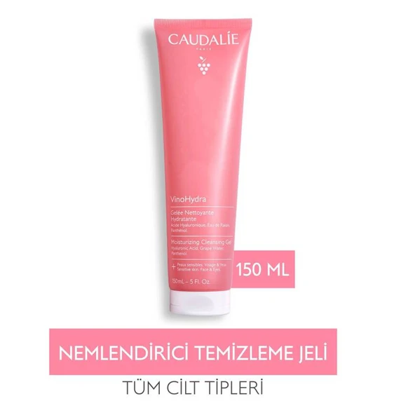 Caudalie Vinohydra Moisturizing Cleansing Gel 150 ml - Resim 2