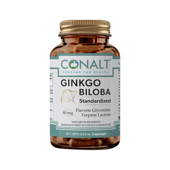 Conalt Ginkgo Biloba 80 mg Takviye Edici Gıda 30 Kapsül ürün görseli