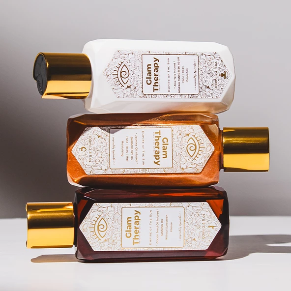 Glam Therapy Velvet Touch Bronzlaştırıcı ve Masaj Yağı 100 ml - Resim 5