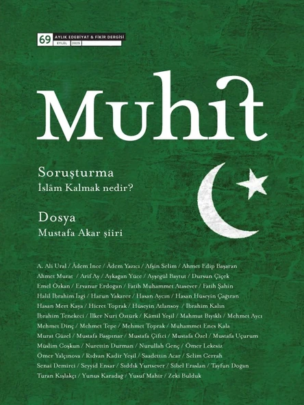 Muhit Dergi 69.Sayı Eylül 2025 ürün görseli