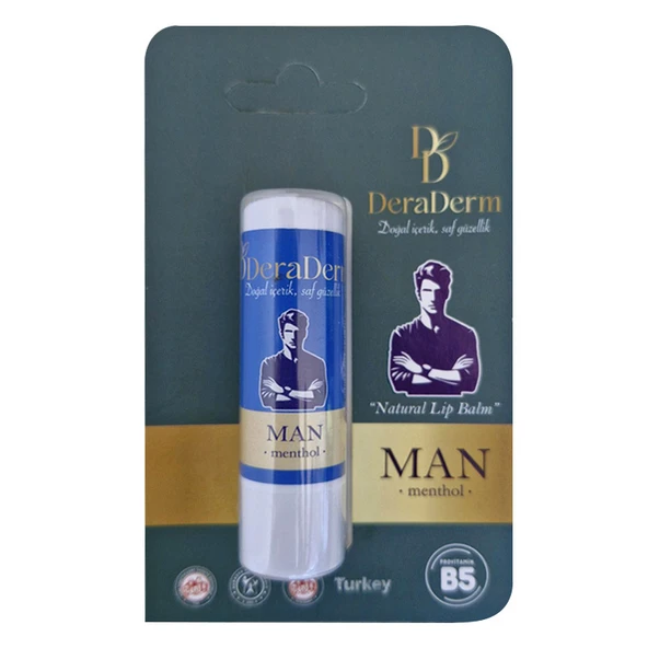 Deraderm Natural Lip Balm Man (Erkekler için) 5 gr ürün görseli
