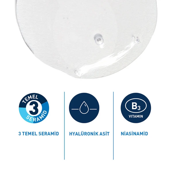 CeraVe Normal Ve Yağlı Ciltler İçin Köpüren Temizleyici 473 ml - Refill - Resim 4