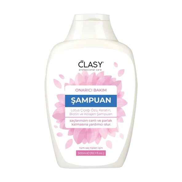 Clasy Care Lotus Çiçeği Özlü Saç Bakım Şampuanı 300 ml ürün görseli