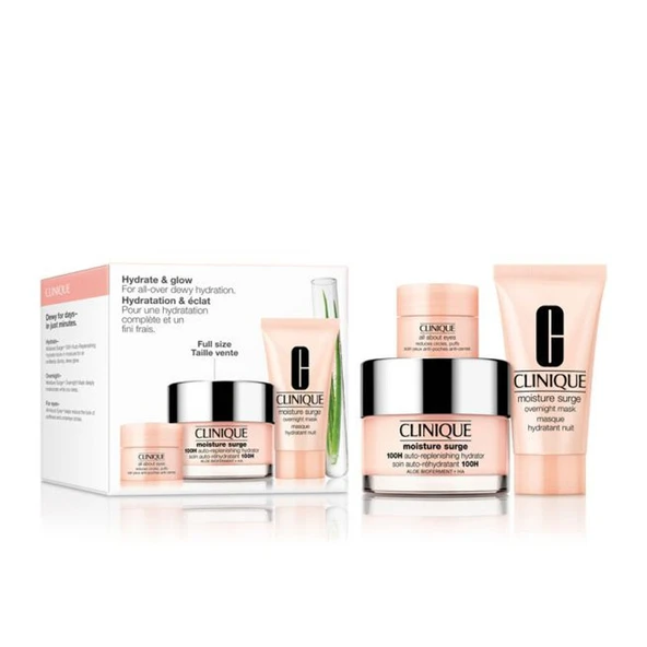 Clinique Hydrate Glow Far All Over Dewy Hydration Set