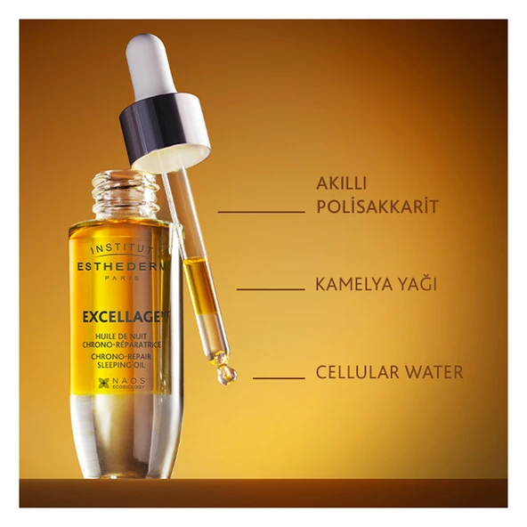 Institut Esthederm Excellage Chrono-Repair Sleeping Oil 30 ml - 3