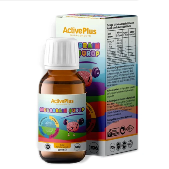 ActivePlus Megabrain Takviye Edici Gıda 150 ml ürün görseli