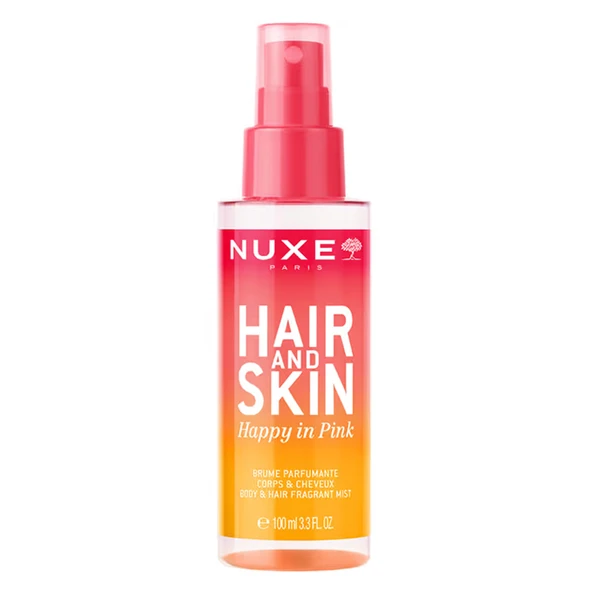 Nuxe Hair and Skin Happy in Pink Body and Hair Fragrant Mist 100 ml ürün görseli