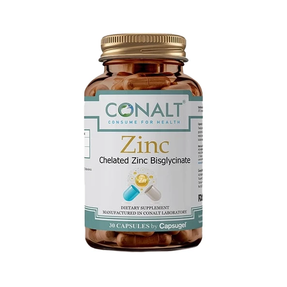 Conalt Zinc 15 mg Takviye Edici Gıda 30 Kapsül ürün görseli