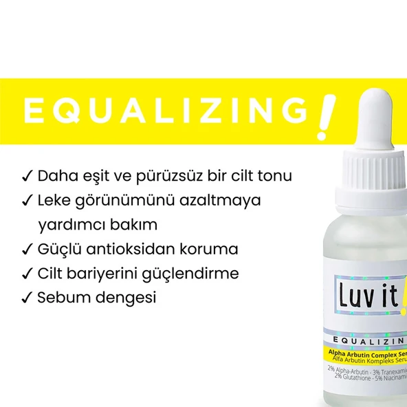 Luv it Equalizing Alpha Arbutin Cilt Serumu 30 ml - Resim 3