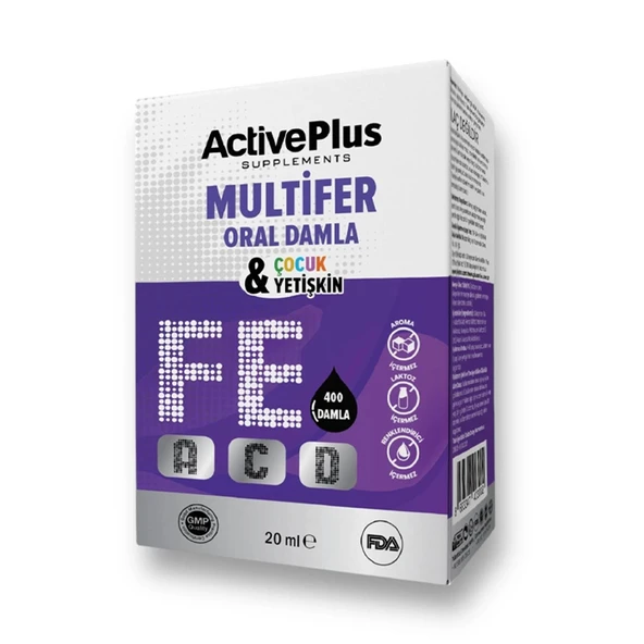 ActivePlus Multifer Damla 20 ml ürün görseli