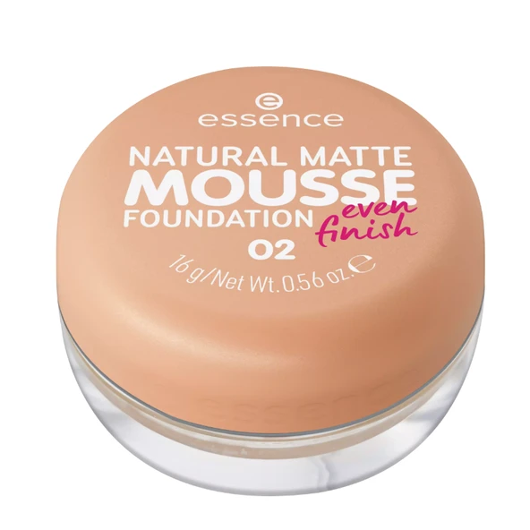 Essence Natural Matte Mousse Foundation 02 - 16gr ürün görseli
